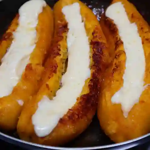 Platano maduro con queso