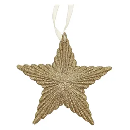 M + Design Colgante Estrella Hilos Brillos Nav25