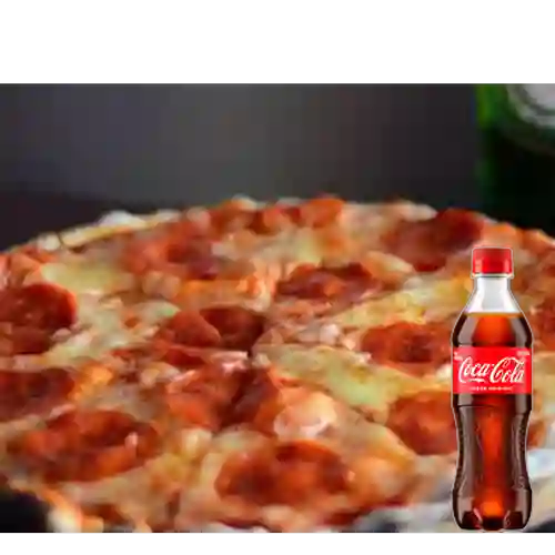 Combo Pizza Americana + Coca Cola Original 400 ml
