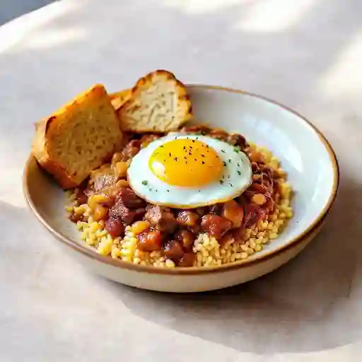 Calentao Criollo (Opcion Vegano Cambiando Roastbeef X Tofu, Sin Huevo)