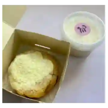Galleta Fat + Helado Vainilla Regular
