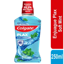 Colgate Enjuague Bucal Plax Soft Mint