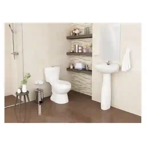 Roma Pedestal Lavamanos Océano Bone 18 x 72 cm