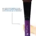 Brocha de Maquillaje con Puntas Morado Miniso