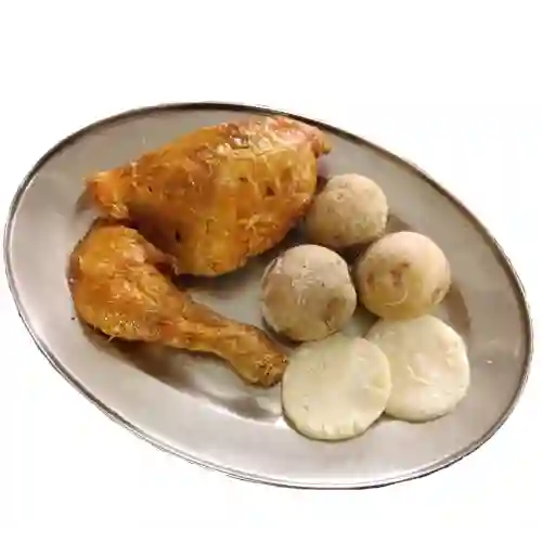 1/4 Pollo Frito