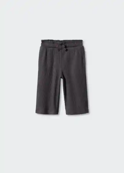 Pantalón Carbon Antracita Talla 66 Niña Mango