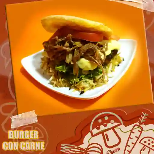 Arepa Burger Carne O Pollo