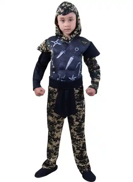 Disfraz Comando Ninja Niños Surtido Talla 10