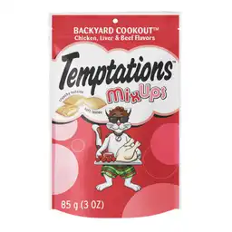 Temptations Snack para Gatos Adultos Pollo Hígado y Carne