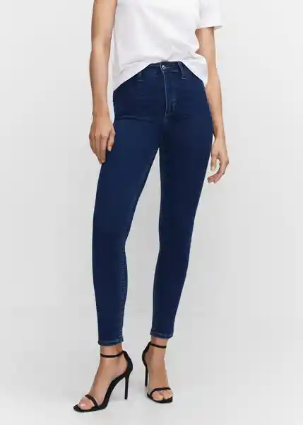 Jean Jegging Tejano Oscuro Talla 34 Mujer Mango