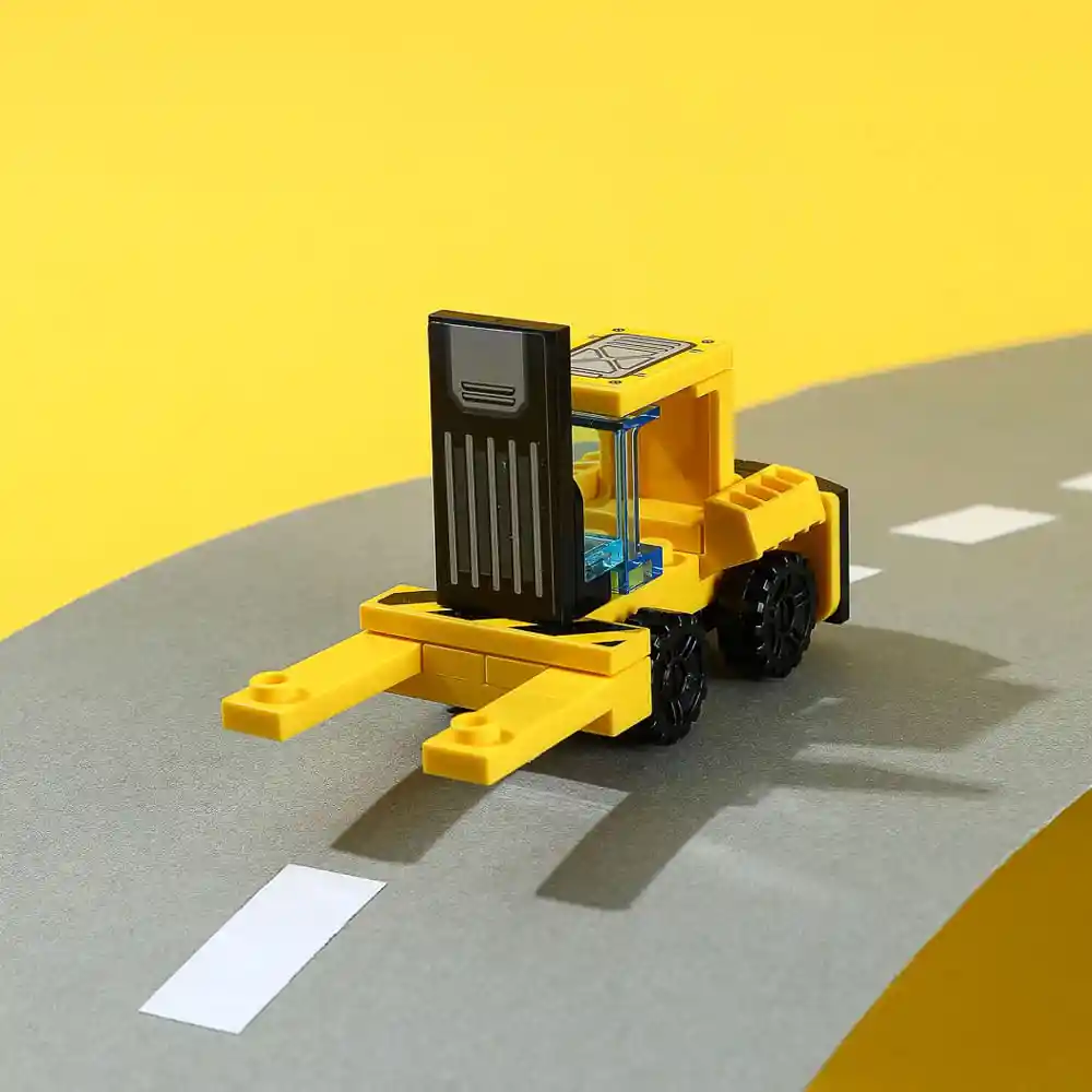 Miniso Bloques de Construcción Carretilla Elevadora