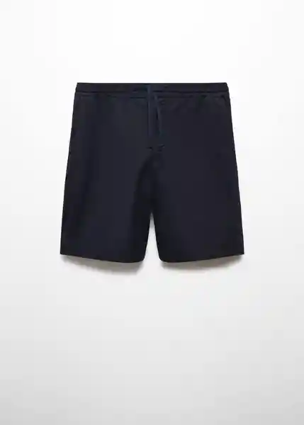 Bermuda Antibes Navy Talla 38 Hombre Mango