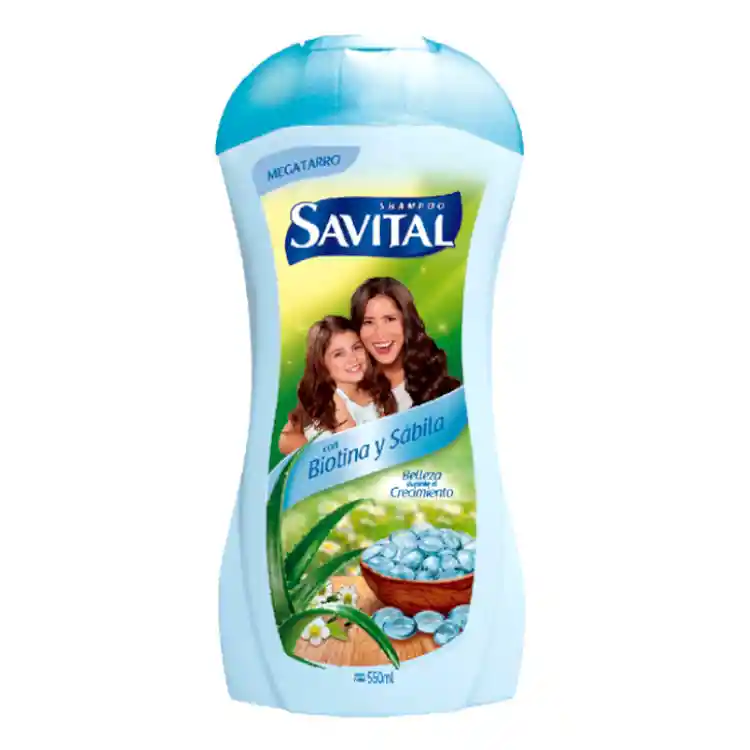 Savital Shampoo con Biotina y Sábila