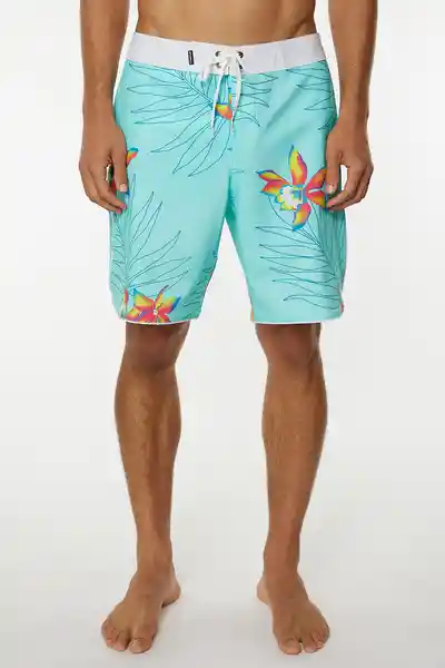 ONeill Short de Baño Hyperfreak Ulu Am Aquamarine Talla 32