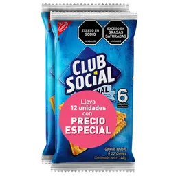 Precio Especial Galletas Club Social Saladas(288 Gr)