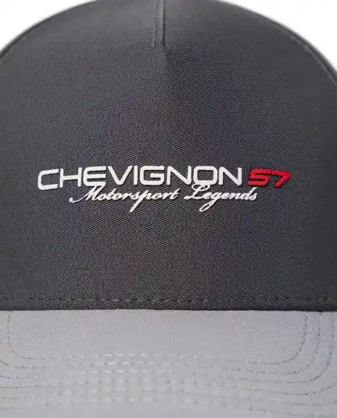 Gorra Ch Racing Unisex Gris Asfalto Oscuro Talla M Chevignon