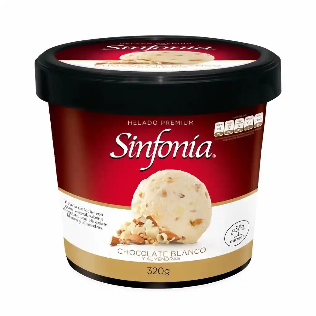Sinfonía Helado premium cremoso