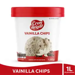 Crem Helado Sabor a Vainilla Chips