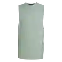 Adidas Camiseta Manga Sisa D4T 3S Tank de Hombre Verde Talla L