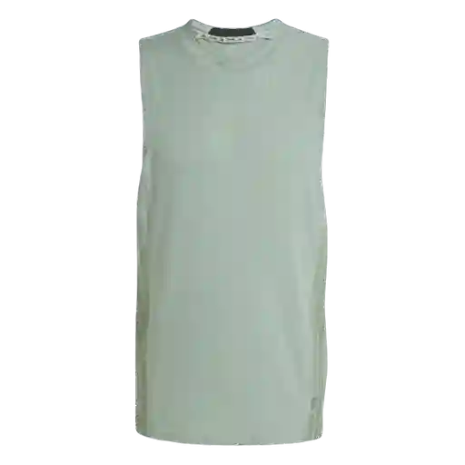 Adidas Camiseta Manga Sisa D4T 3S Tank de Hombre Verde Talla L