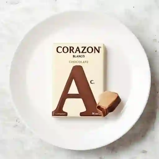 Corazon Chocolate Blanco A.