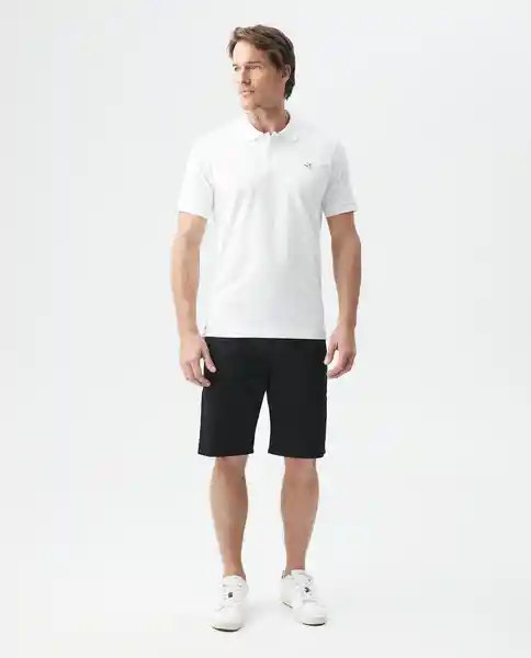 Bermuda Basic Hombre Negro Talla 32 Chevignon