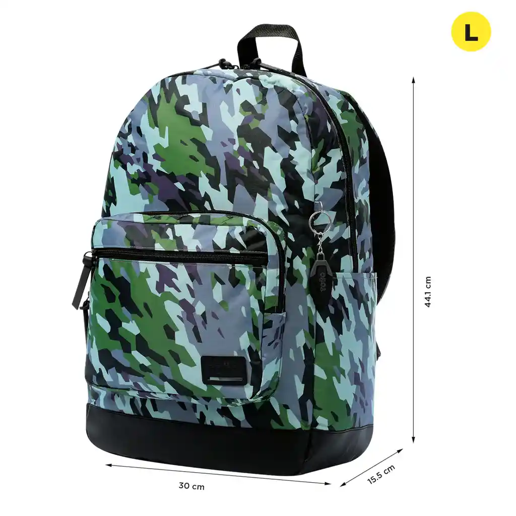Morral Universitario Porta Pc 14" Tocax Gris Hombre