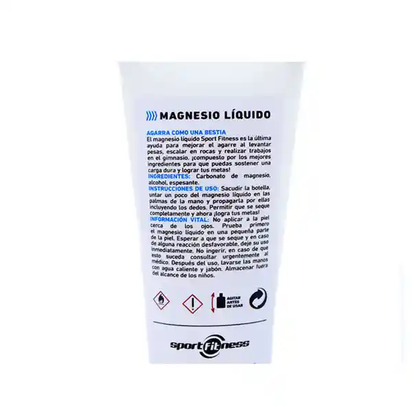 Magnesio Liquido 100ml Barra Pesas Mancuernas Crossfit 71723