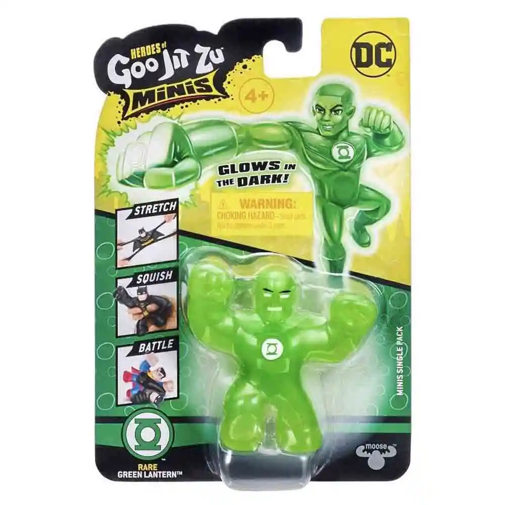  Figura Mini Goo Jit Zu Heroes DC Linterna Verde Glow In The Dark 
