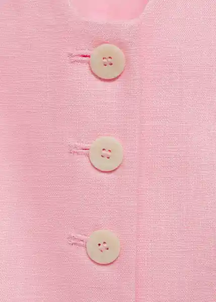 Chaleco Boreli Rosa Light Talla XS  Mujer Mango