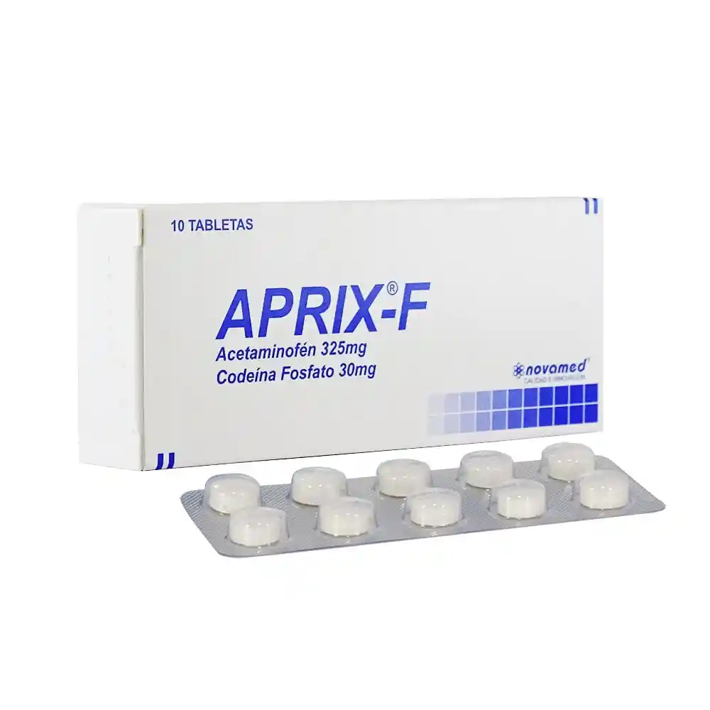 Aprix F Tabletas (325 mg / 30 mg)