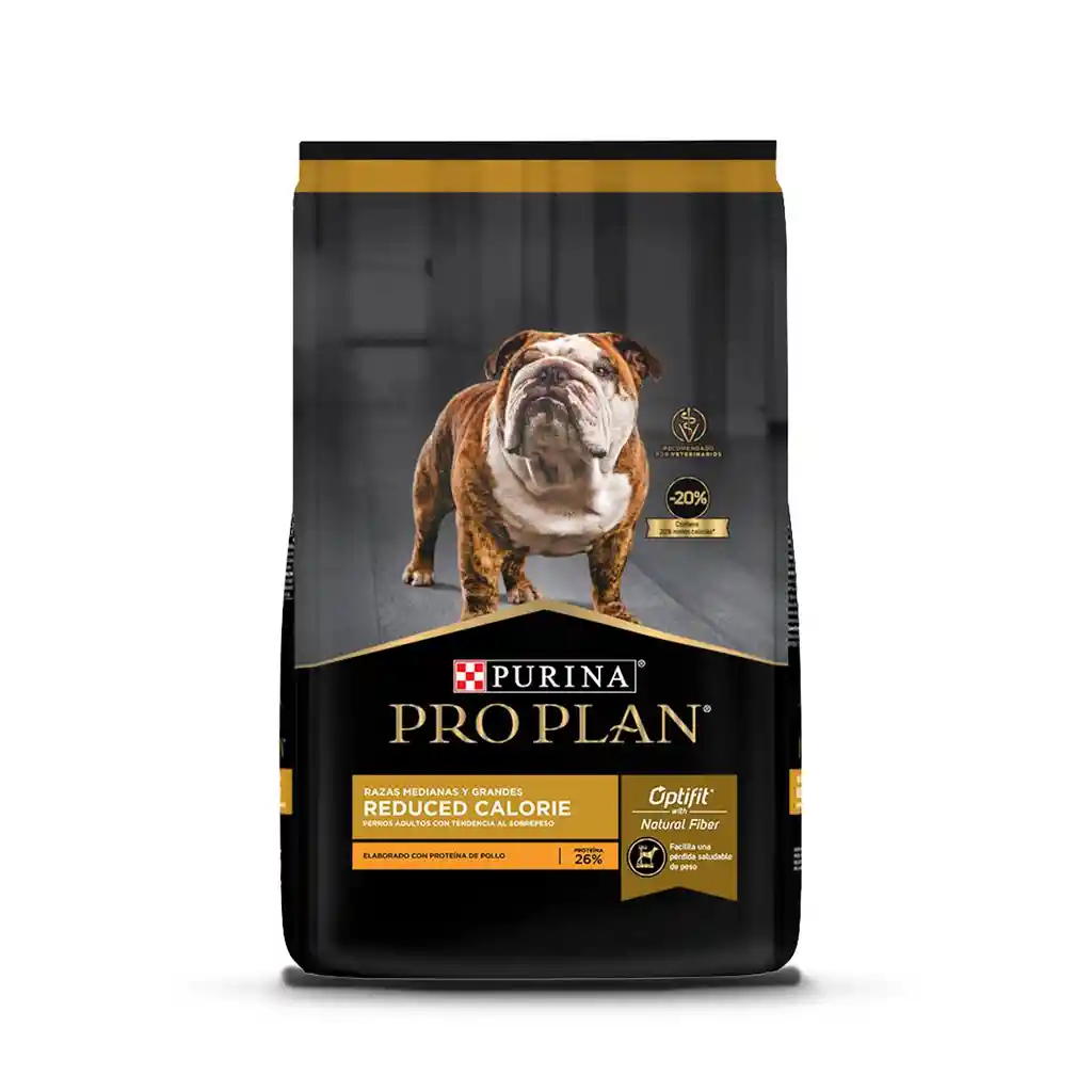Comida para perros adultos calorias reducidas razas medianas y grandes Purina Pro Plan x 3 kg