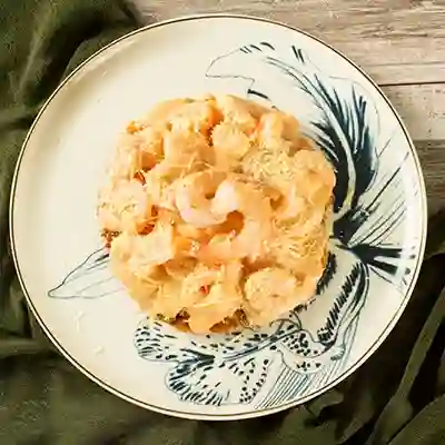 Patacón con Camarones