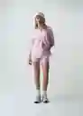 Short Zarit Mujer Rosa Bonbon Claro Talla L 452G390 Naf Naf