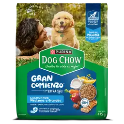 Alimento para perro Dog Chow Cachorros Gran Comienzo Medianos y Grandes x 475g