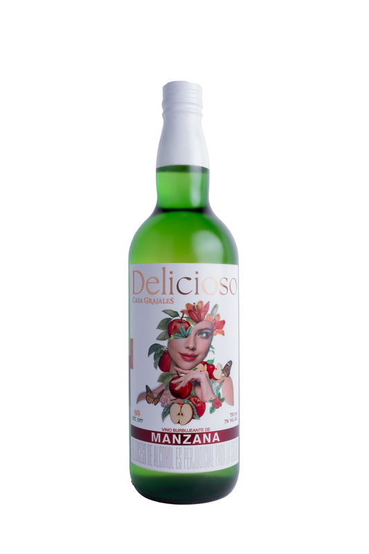 Casa Grajales Vino Espumoso de Manzana 750 ml