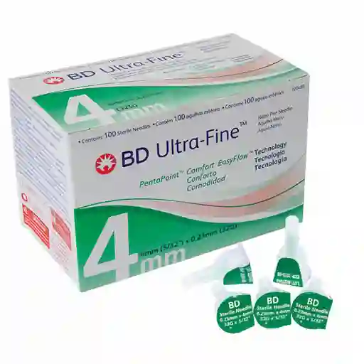 BD Ultra Fine Agujas para Plumas de Insulina