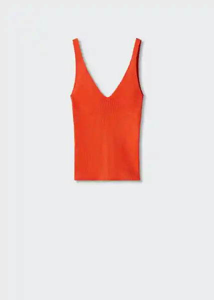 Top Gymnasti Coral Talla XL Mujer Mango