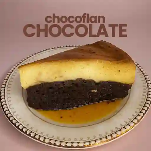 Chocoflan de chocolate