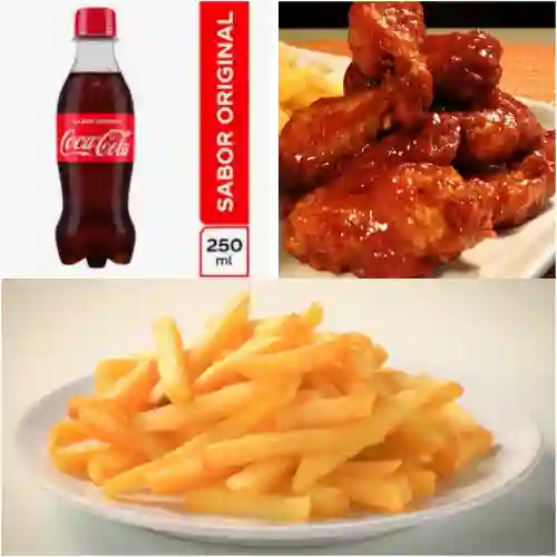 Combo Alitas Bbq X 8 Piezas + Bebida