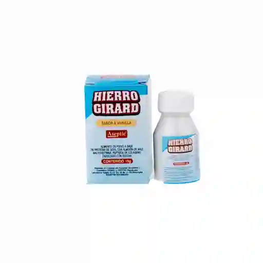 Hierro Girard Alimento en Polvo Aseptic Vainilla