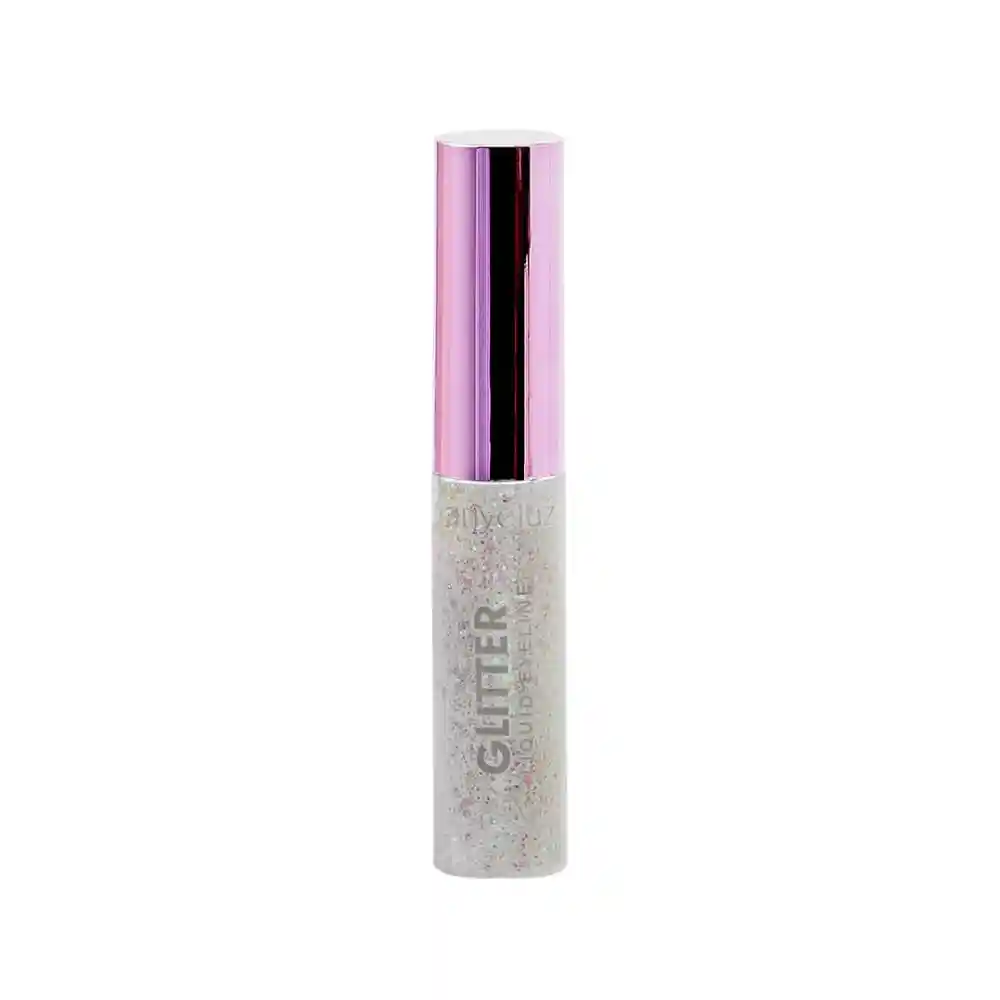 Glitter Delineador Liquido Anyeluz Tono 1 Blanco Tubo