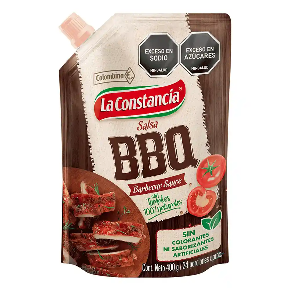 La Constancia Salsa BBQ Sin Colorantes ni saborizantes 