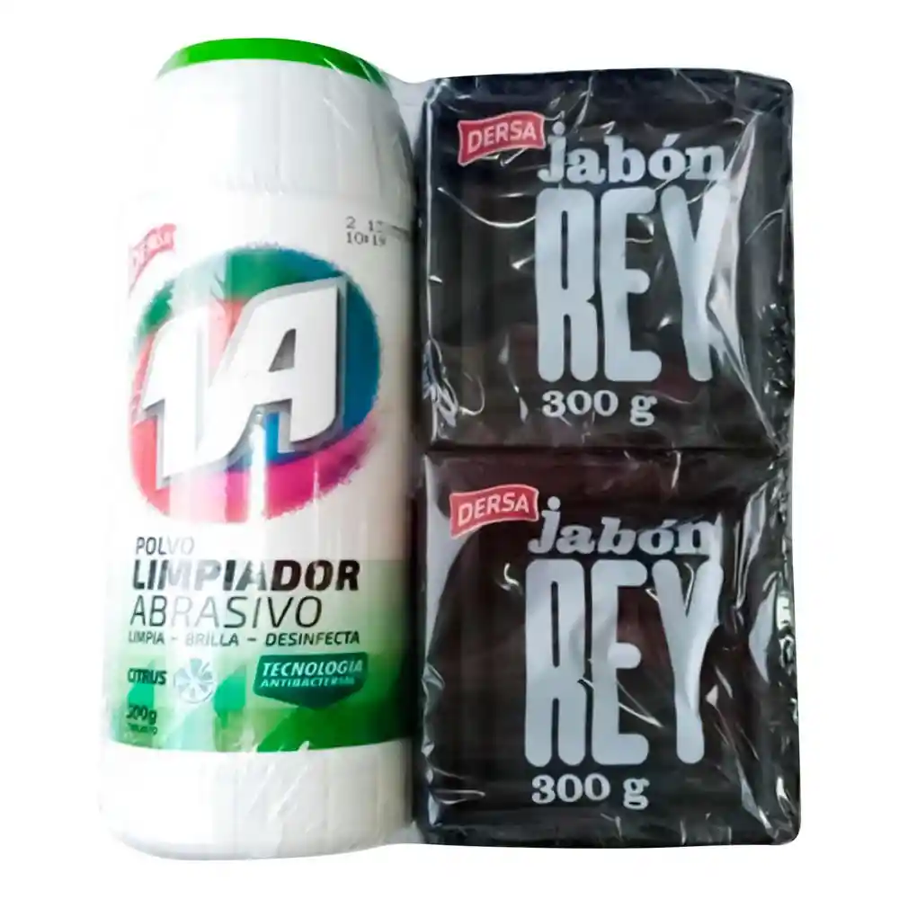 Of Polvo Limpiador + Jabon Rey 1a