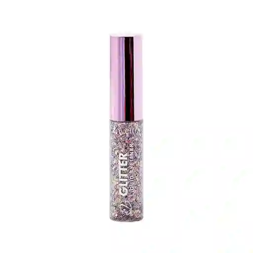 Glitter Delineador Liquido Anyeluz Tono 3 Morado Tubo