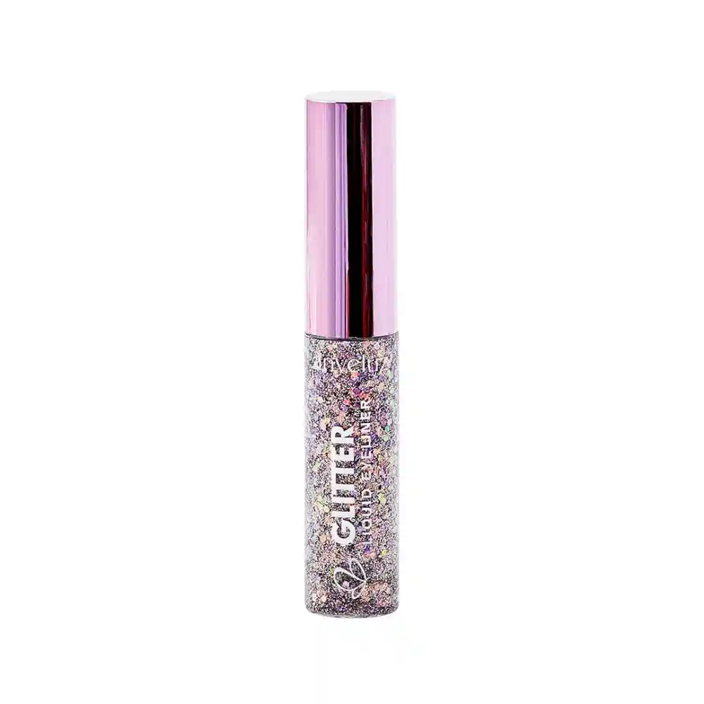 Glitter Delineador Liquido Anyeluz Tono 3 Morado Tubo