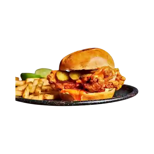 Hamburguesa Sabinos de Pollo Apanado