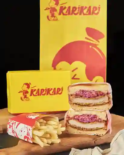 Combo tonkatsu sando