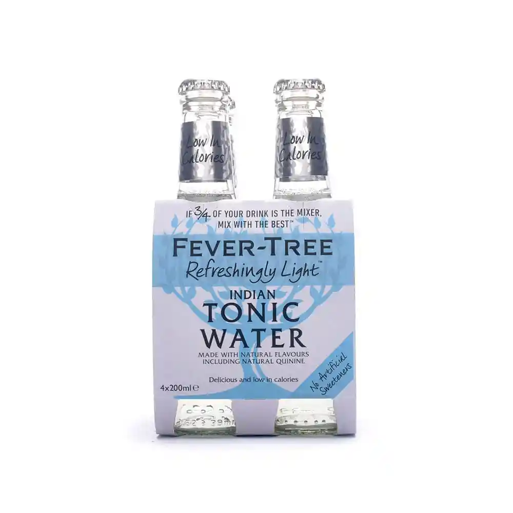 Fever Tree Agua Tónica Refreshingly Light X 4 Unidades