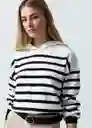 Suéter Tejido Mujer Crudo Marfil Claro M 481G069 Naf Naf
